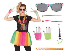 80-as évek stílusú kiegészítő készlet - 8 darab.