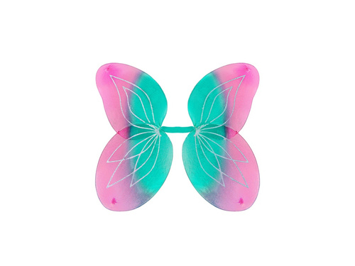 Türkiz-rózsaszín szárnyak 58×46 cm