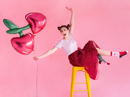 Fólialufi cseresznye - 88 x 73 cm - 1 db.