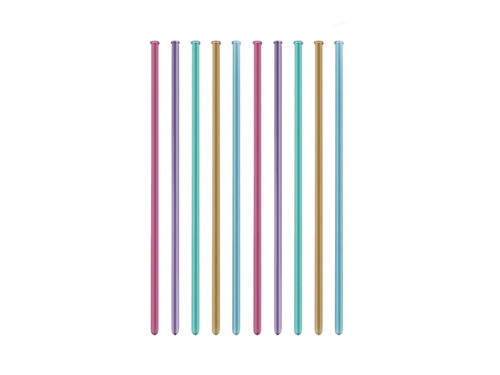 Modellező gyurma, tubusos - színkeverék - króm - 10 db. + szivattyú