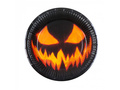 Halloween papírtányér ijesztő tök - 23 cm - 10 db.