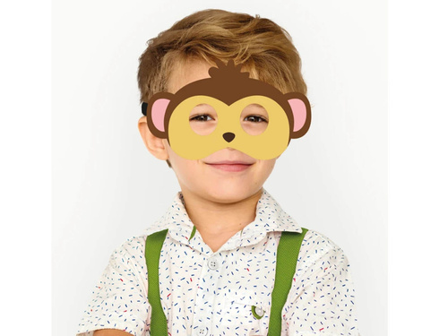 Filc majom maszk - 1 db.