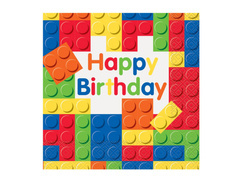 Születésnapi szalvéták - 33 cm - 16 db.