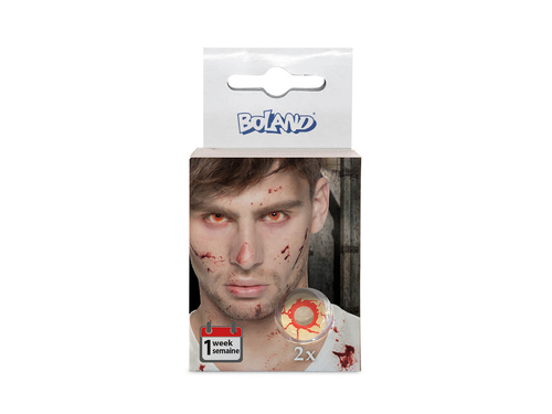 Vérfoltos kontaktlencse - 7 nap