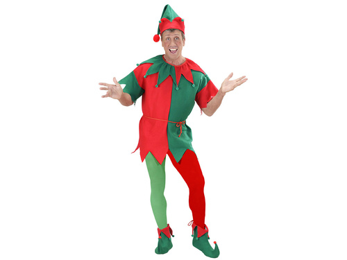 Harisnyanadrág elfa piros-zöld XL