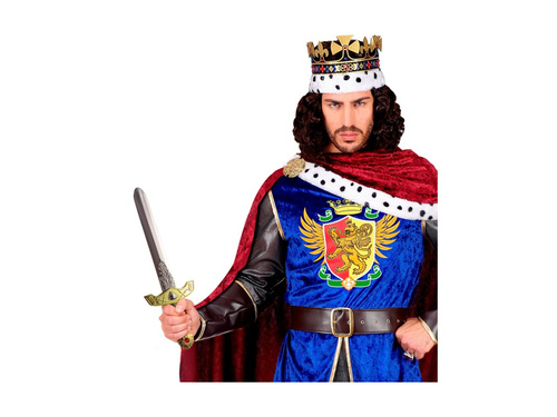 Királyi kard kövekkel és tokkal - 45 cm