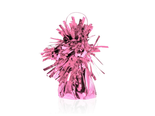 Fóliasúlyok héliummal töltött léggömbökhöz - világos rózsaszín - 145 g