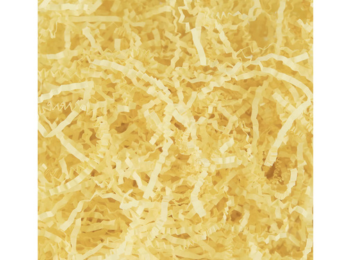 Hullámpapír ajándék töltőanyag - sárga - 50 g