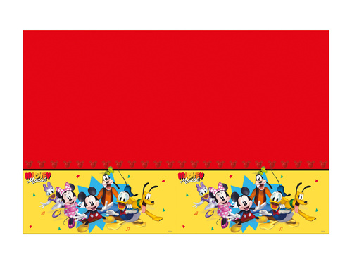 Mickey egér születésnapi terítő - 120 x 180 cm - 1 db.