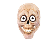 Halloween koponya maszk - 22x28,5 cm - 1 db.