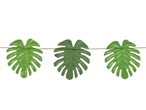 Trópusi levelek füzér - 400 cm - 1 db.