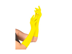 Neonsárga hosszú kesztyű 40 cm