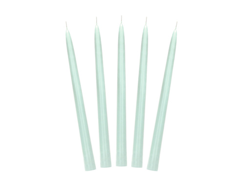 Zsálya fagyott kúpgyertya - 24 cm - 10 db.