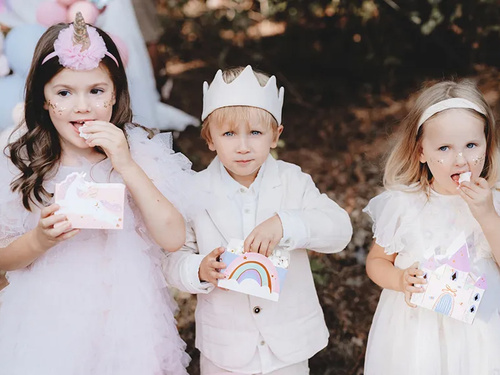 Snack dobozok Kastély és Egyszarvúak - 6 db.