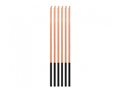 Magic Flame születésnapi gyertyák rózsaszín arany - 15 cm - 6 db.