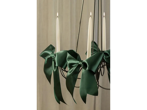 Szatén szalag, üvegzöld, 50 mm/25 m, 1 db.