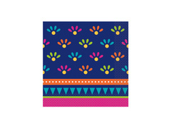 Boho Fiesta szalvéták - 33 cm - 20 db.