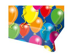 Születésnapi terítő Léggömbök - 180 x 130 cm - 1 db.