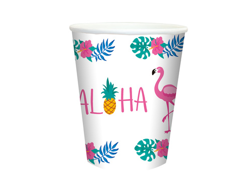 Aloha Party papírpoharak - 250 ml - 6 db.