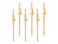 Szalmapéniszek leánybúcsúhoz arany - 8 db.