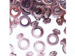 Konfetti eljegyzési gyűrűk rózsaarany - 15g.