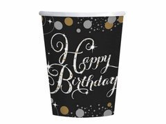 Papírpoharak születésnapokra - 250 ml - 8 db.
