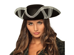 Trikorn kalózkalap - 1 db.