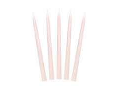 Fagyasztott kúp alakú gyertya - 24 cm - 10 db.