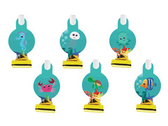 Trombitasípok kitekert víz alatti világ - 6 db