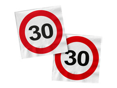 30. tiltó tábla szalvéták - 33 cm - 20 db.