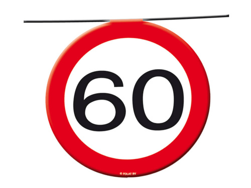 Zászló banner Tiltó tábla 60tka - 12 m - 1 db.