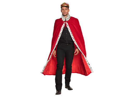 Királyi köpeny felnőtteknek piros