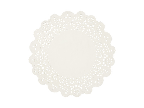 Fehér tányérbetétek - 35,5 cm - 50 db.