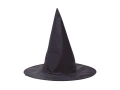 Fekete boszorkánysapka Halloweenre - 1 db.