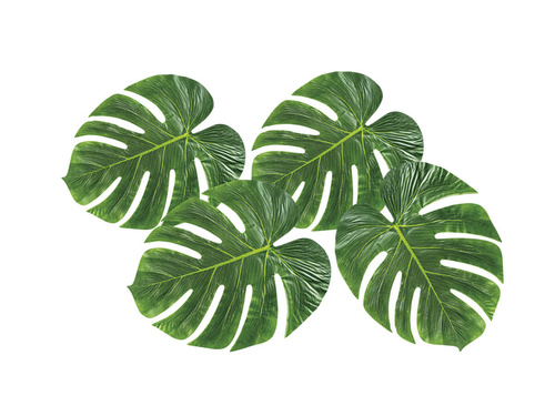 Pálmalevél dekoráció - 4 db.