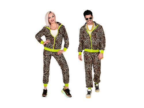 80-as évekbeli öltözék - leopárd tréningruha