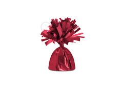 Fóliasúlyok héliummal töltött léggömbökhöz - metálpiros - 140 g