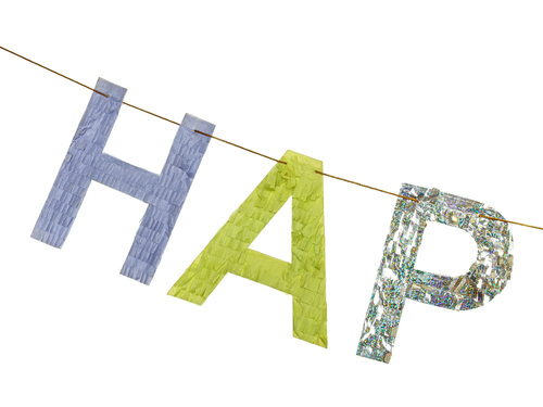 Boldog születésnapot színes banner - 220 cm - 1 db.