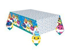 Baby Shark születésnapi terítő - 120 x 180 cm - 1 db.
