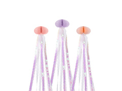 Medúza akasztós dekoráció - 3 db.