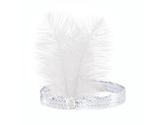 Retro ezüst 20-as évekbeli fejpánt - 1 db.