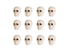 Halloween koponyák - 5 x4 cm - 12 db.