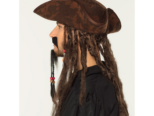Jack Sparrow kapitány bajusz és szakáll - 1 db.