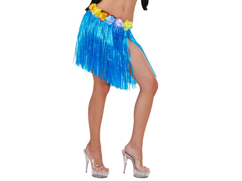 Hawaii rövid szoknya kék - 45 cm - 1 db.