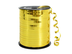 Dekorációs szalag lufihoz - metál - arany - 225 m