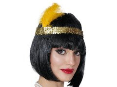 Retro arany tollas fejpánt - 1 db.