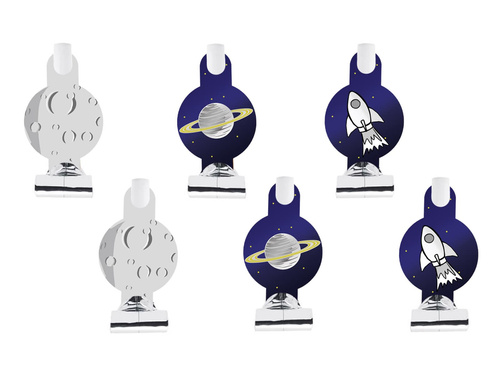 Űrtrombita sípok - 6 db