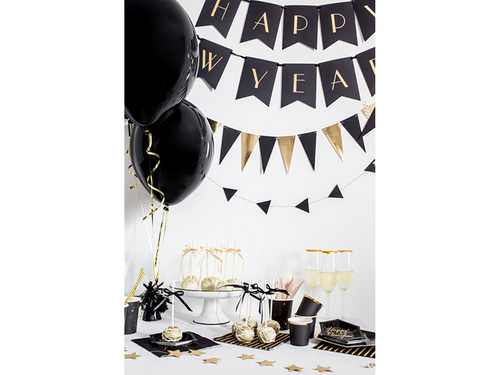 Szatén szalag, fekete, 6 mm / 25 m, 1 db.