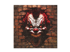 Gyilkos bohóc Halloween szalvéta - 33 cm - 20 db.