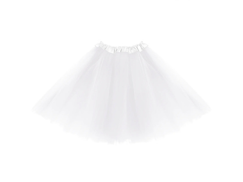Tutu szoknya - fehér - 40 cm - 1 db.